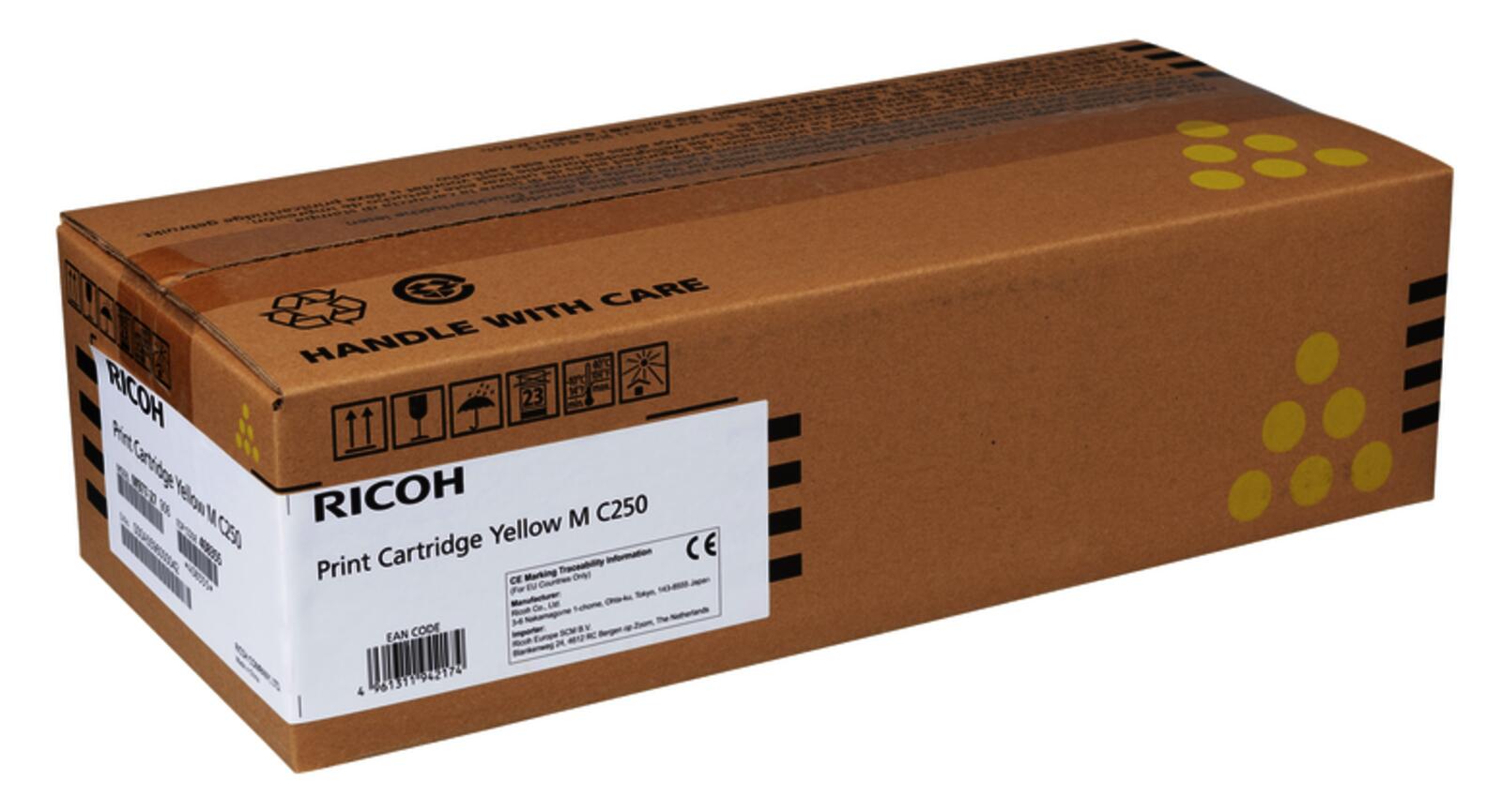 Ricoh Original Toner M C250 - gelb (408352) Ricoh Original Toner M C250 - gelb (408352)